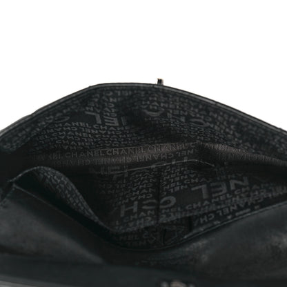 Chanel Lambskin Chocolate Bar Quilted Lambskin 3 Chain Flap Black 4 of 9