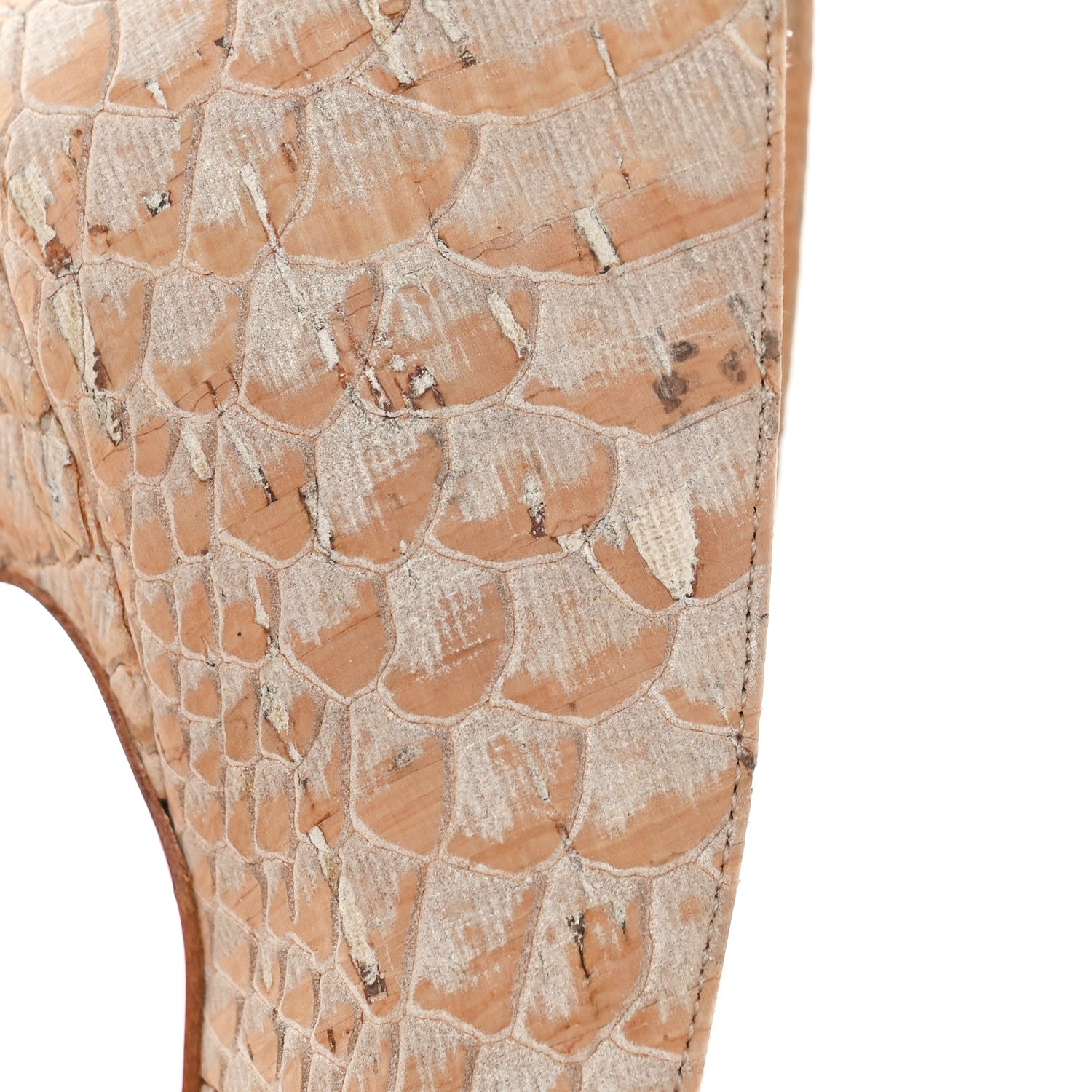 Christian Louboutin Cork Snake Print Bianca 140 Pumps 36 Beige 11 of 13