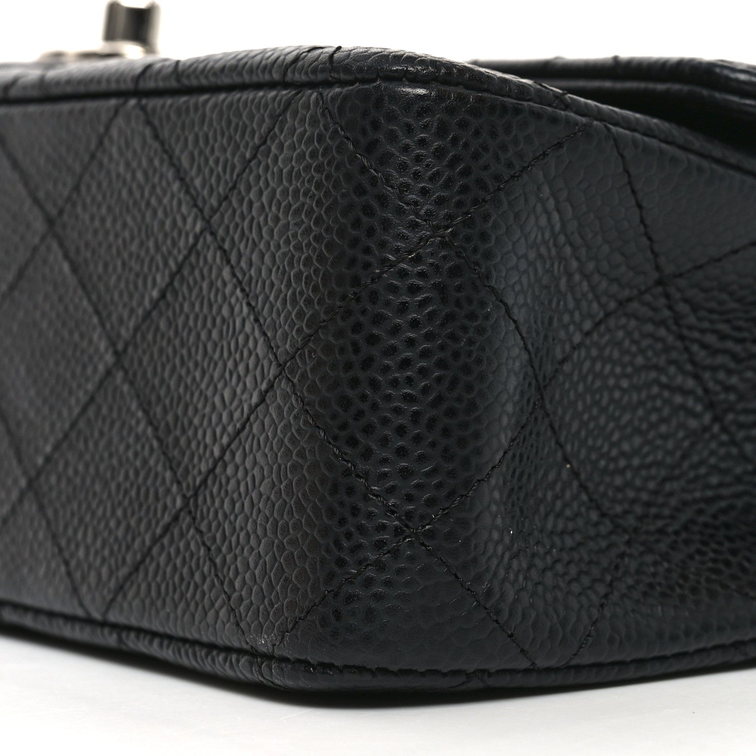 Chanel Caviar Quilted Medium Double Flap Black 10 of 11