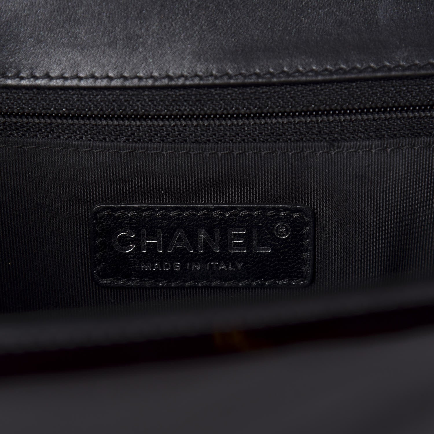 Chanel Patent Quilted New Medium Boy Flap Black 8 of 12
