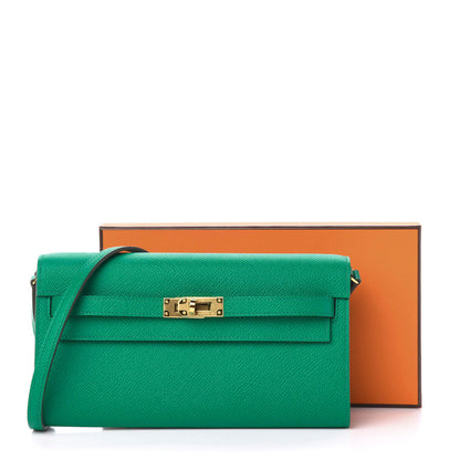 Hermes Epsom Kelly Wallet To Go Vert Jade Bleu Brume 10 of 10