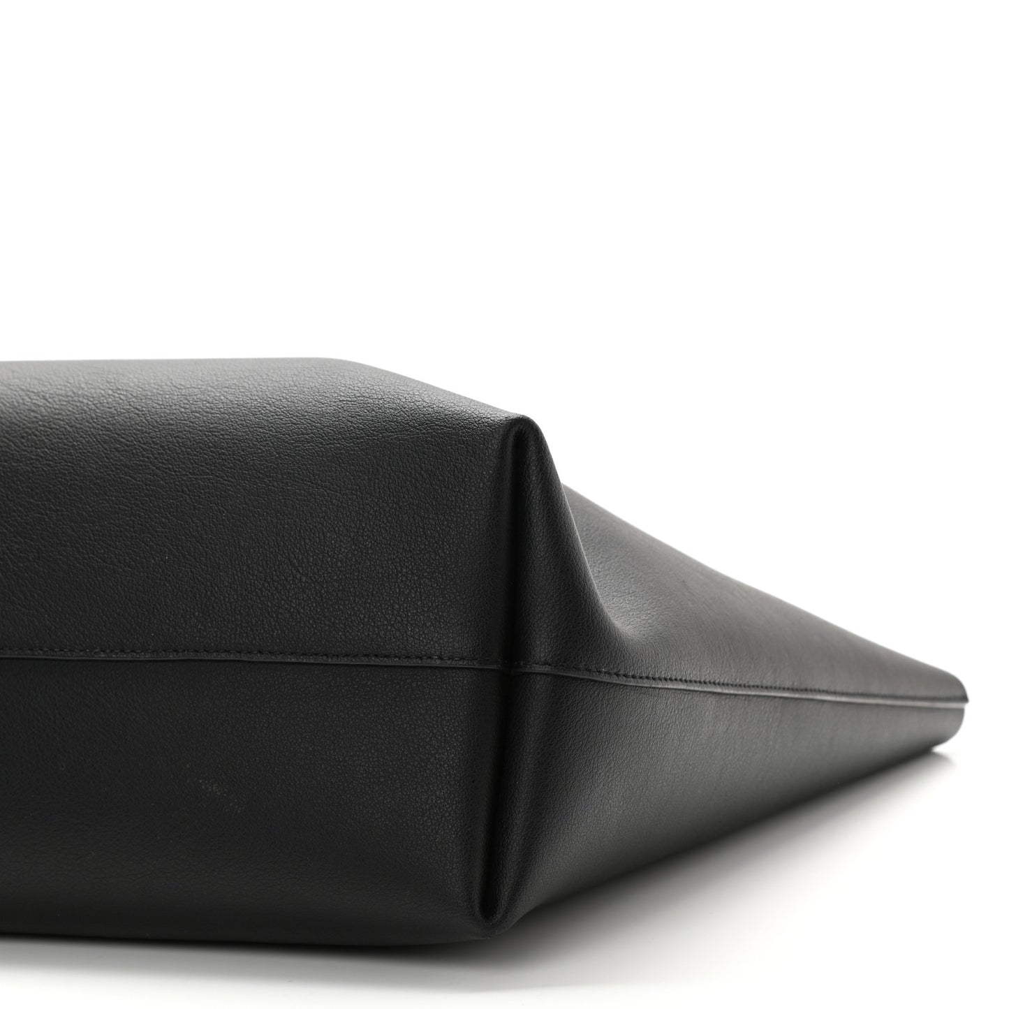Calfskin Large Shopping Tote Black