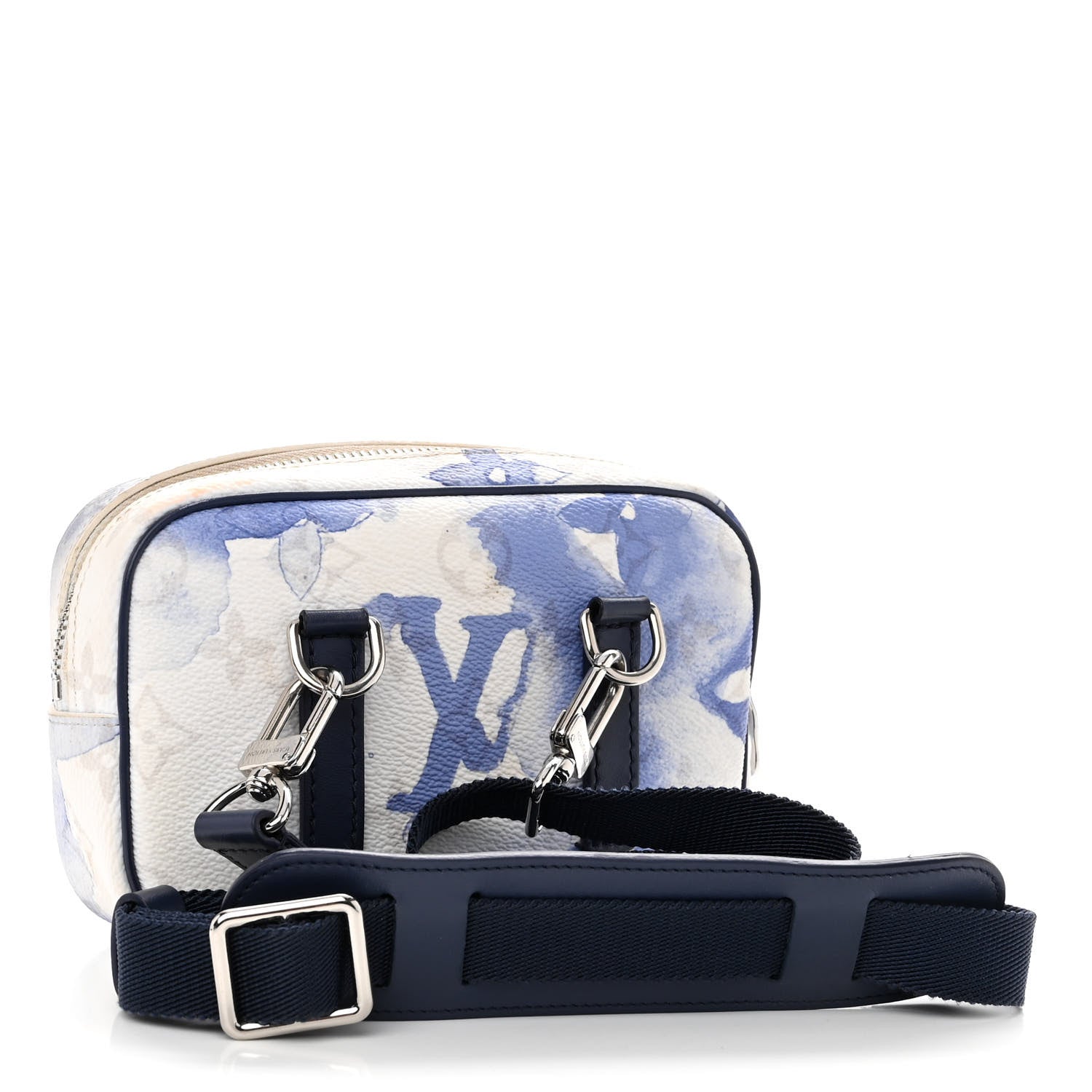 Louis Vuitton Monogram Watercolor Outdoor Pouch Blue 3 of 12