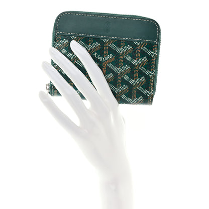 Goyard Goyardine Matignon PM Wallet Green 2 of 8