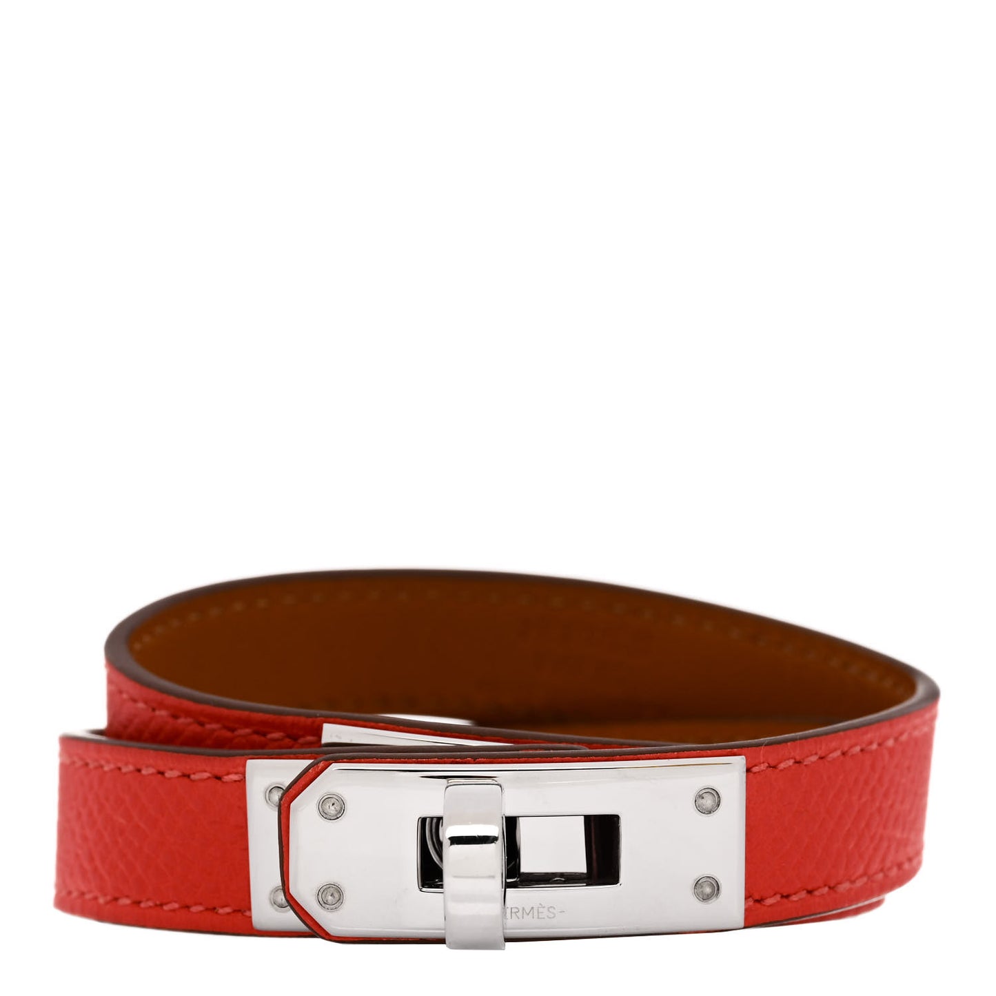 Epsom Kelly Double Tour Bracelet S Rose Jaipur