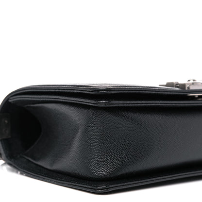 Chanel Caviar Quilted Medium Boy Flap Black 8 of 10