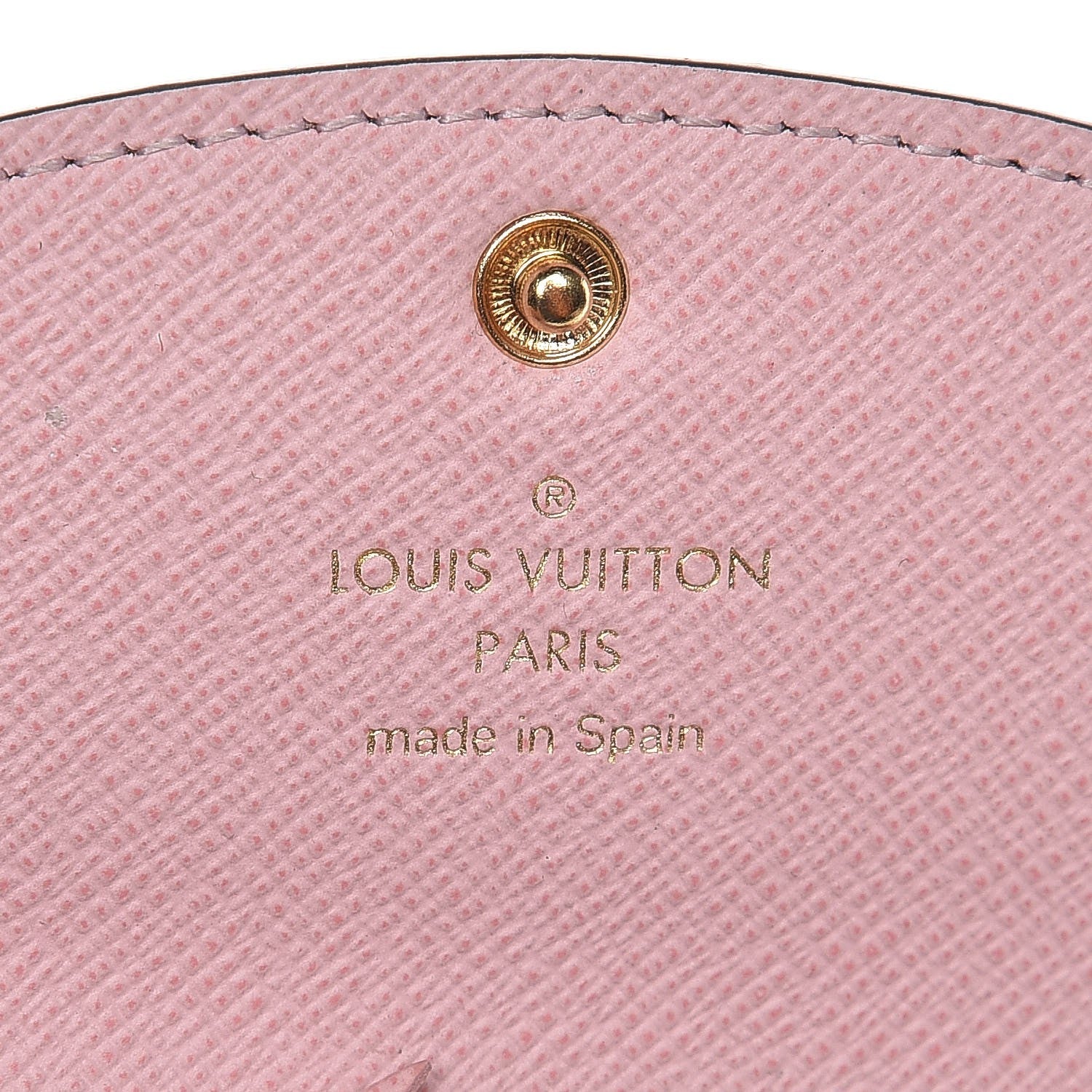Louis Vuitton Damier Ebene Rosalie Coin Purse Rose Ballerine 6 of 8
