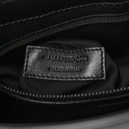 Saint Laurent Patent Le 5 A 7 Monochrome Hobo Black 7 of 12