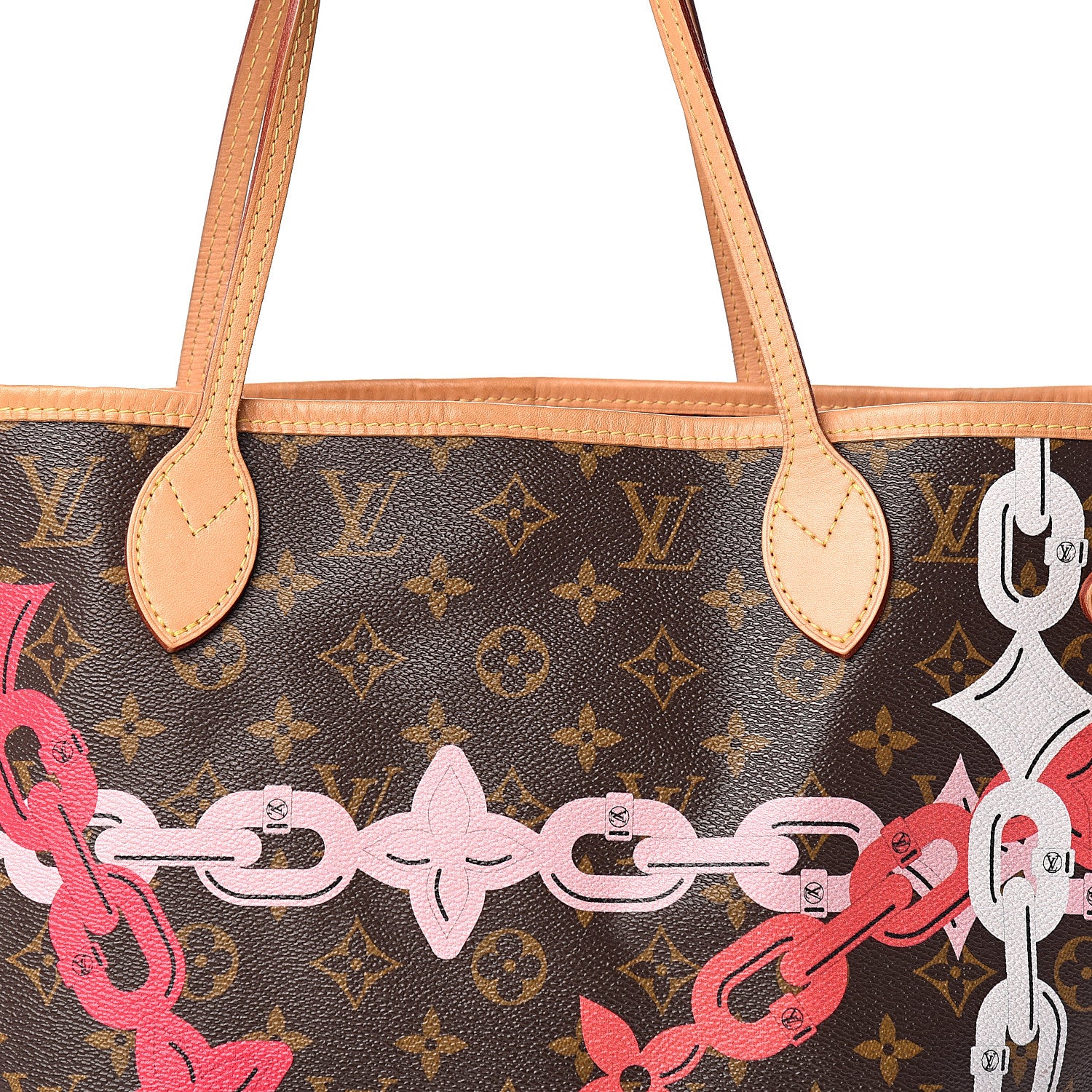 Louis Vuitton Monogram Bay Neverfull MM Rose Ballerine Poppy 9 of 9