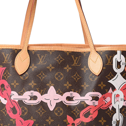 Louis Vuitton Monogram Bay Neverfull MM Rose Ballerine Poppy 9 of 9