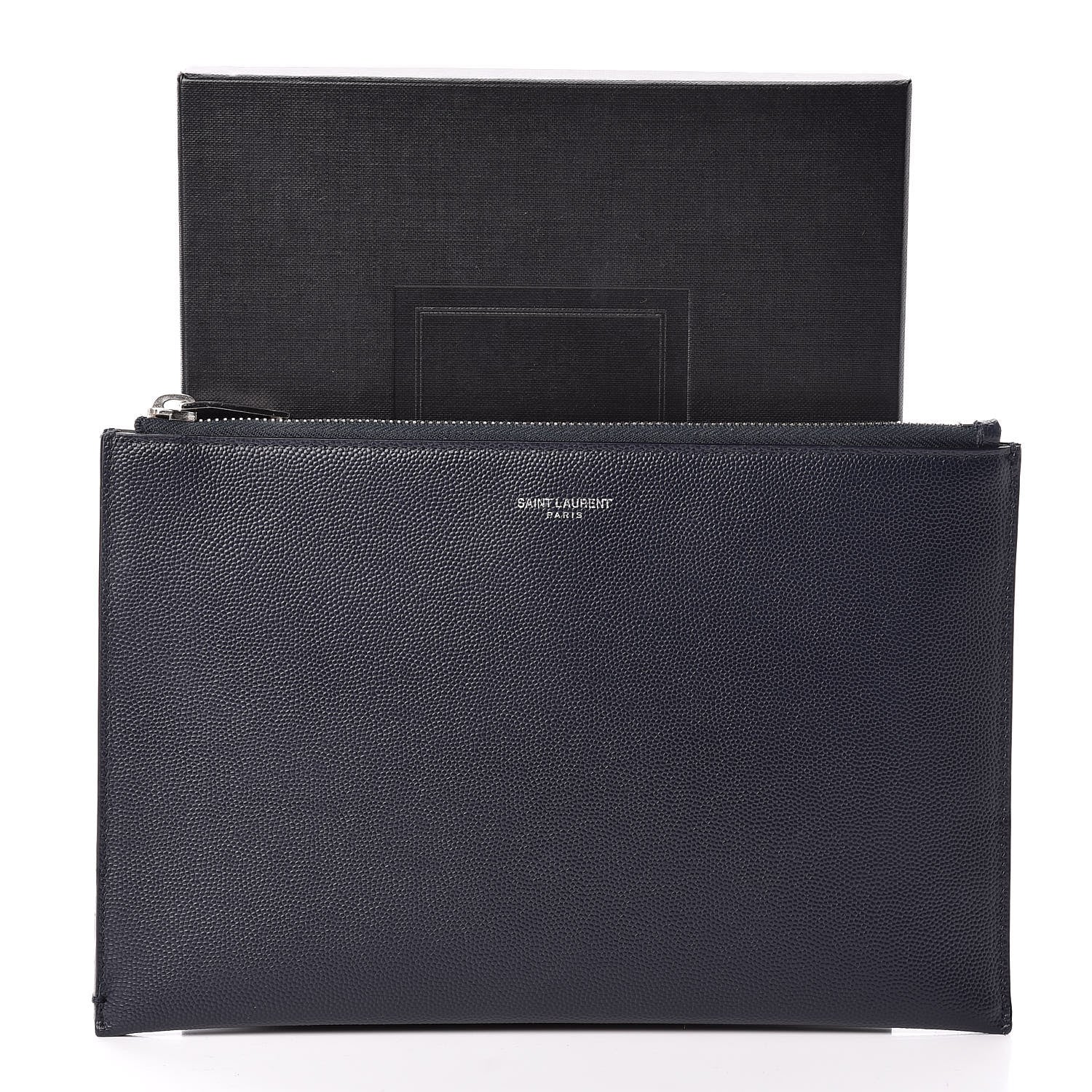 Saint Laurent Grain De Poudre Mini Tablet Holder Marine 12 of 12