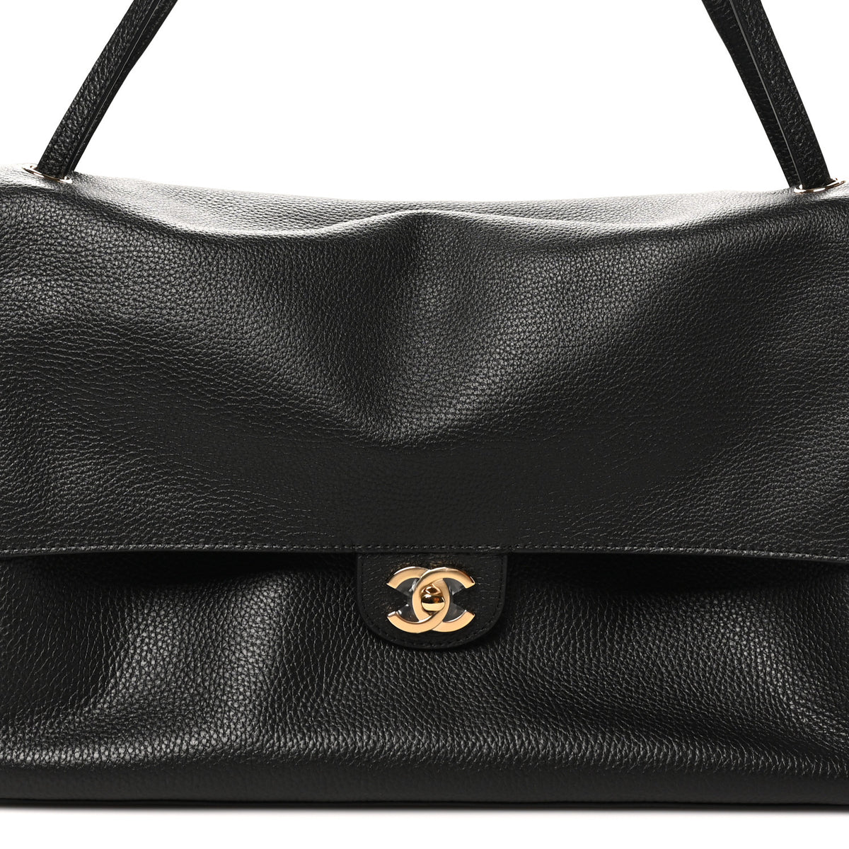 Chanel Grained Calfskin Souplissimo Maxi Flap Black 8 of 11