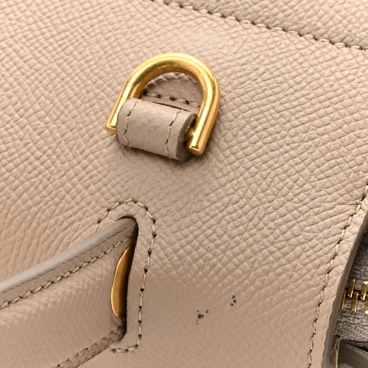 Celine Grained Calfskin Micro Belt Bag Light Taupe 13 of 13