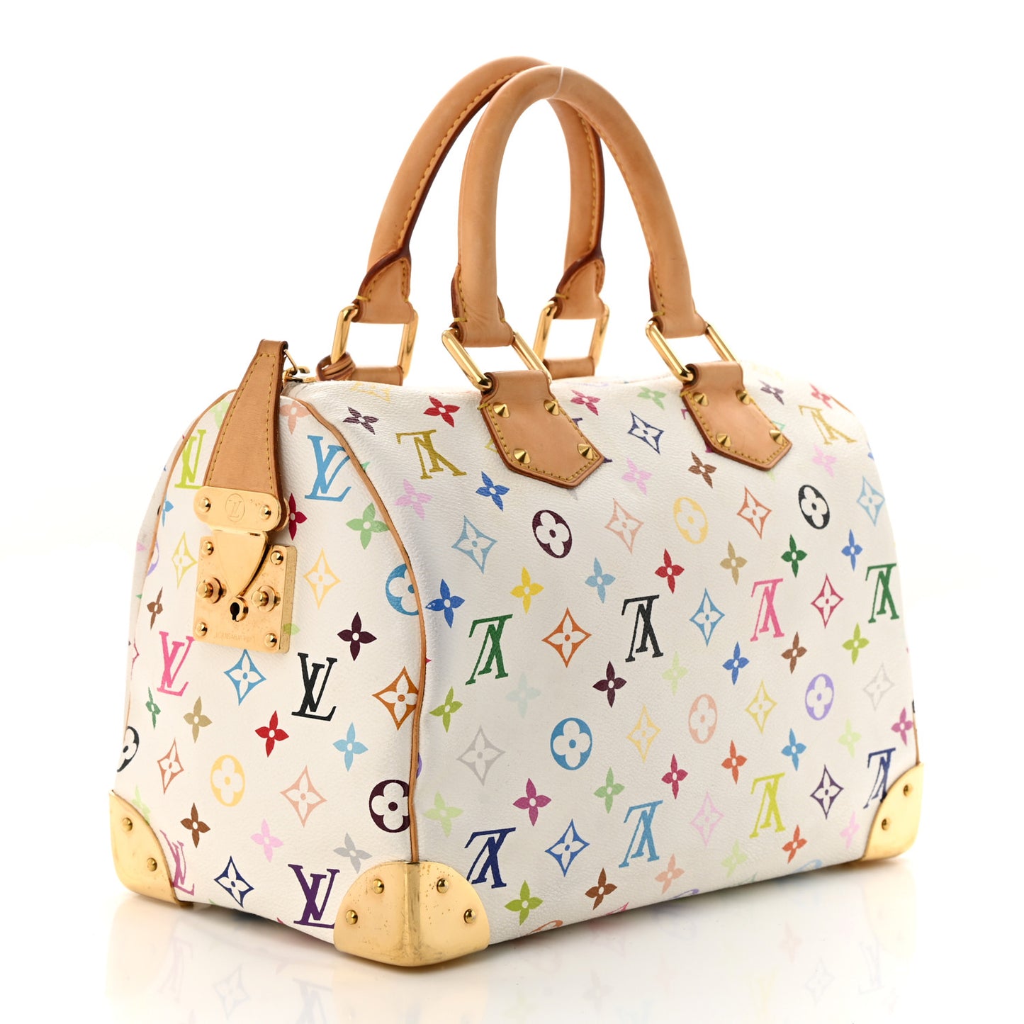 Monogram Multicolor Speedy 30 White