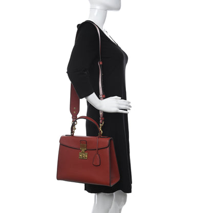 Christian Dior Calfskin Dioraddict Top Handle Red 2 of 10