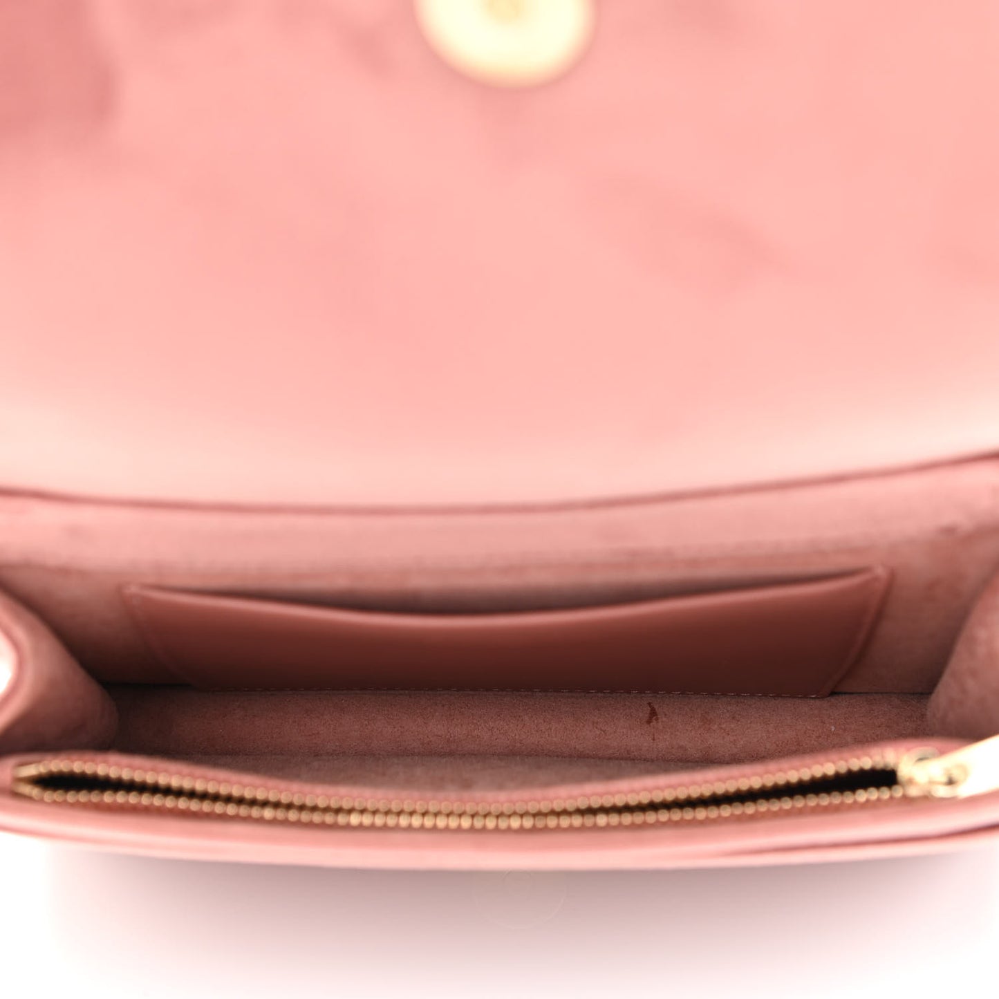 Velvet Diorama Wallet on Chain Pouch Pink