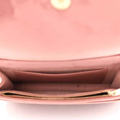 Christian Dior Velvet Diorama Wallet on Chain Pouch Pink 5 of 8