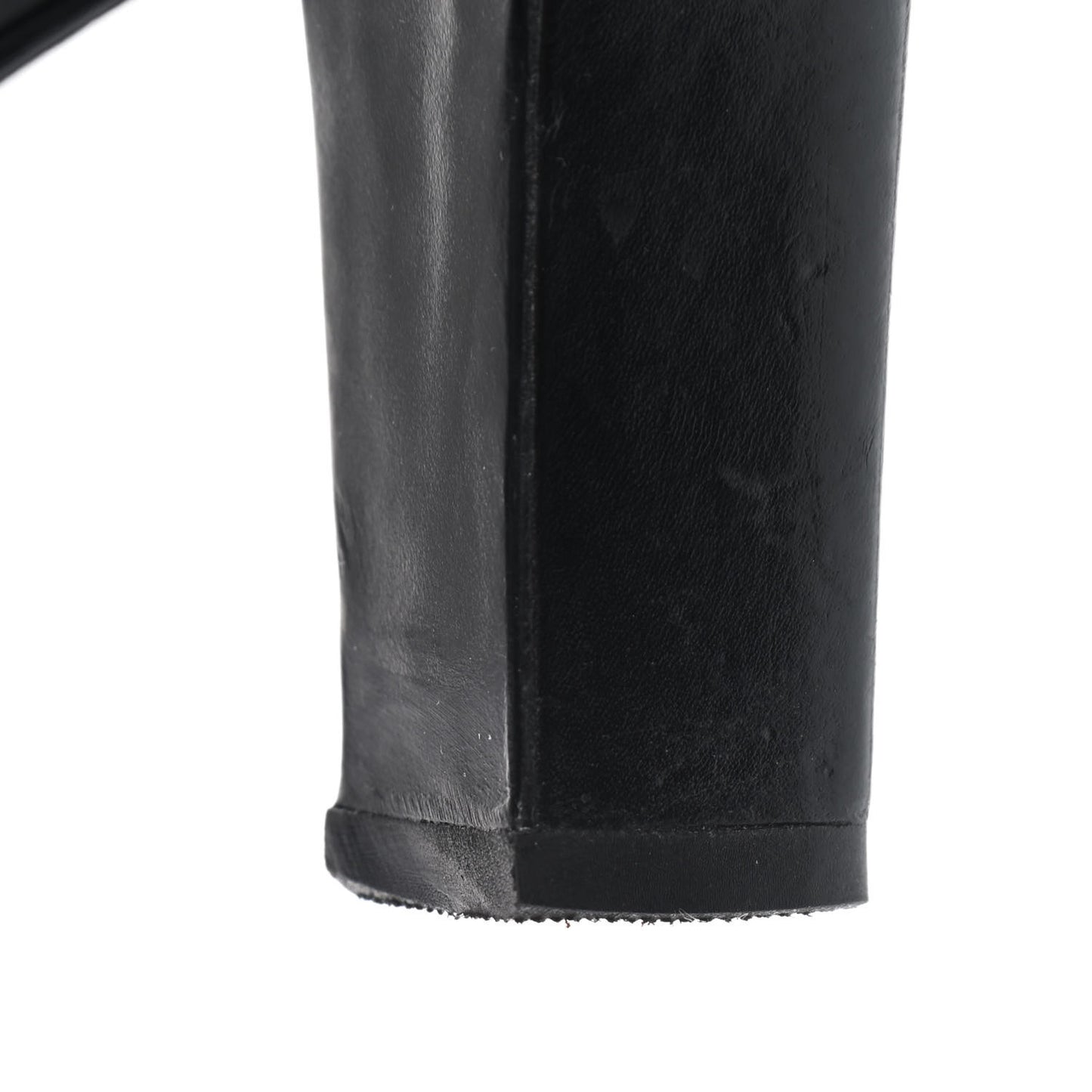 Calfskin CC Turnlock Ankle Boots 40 Black