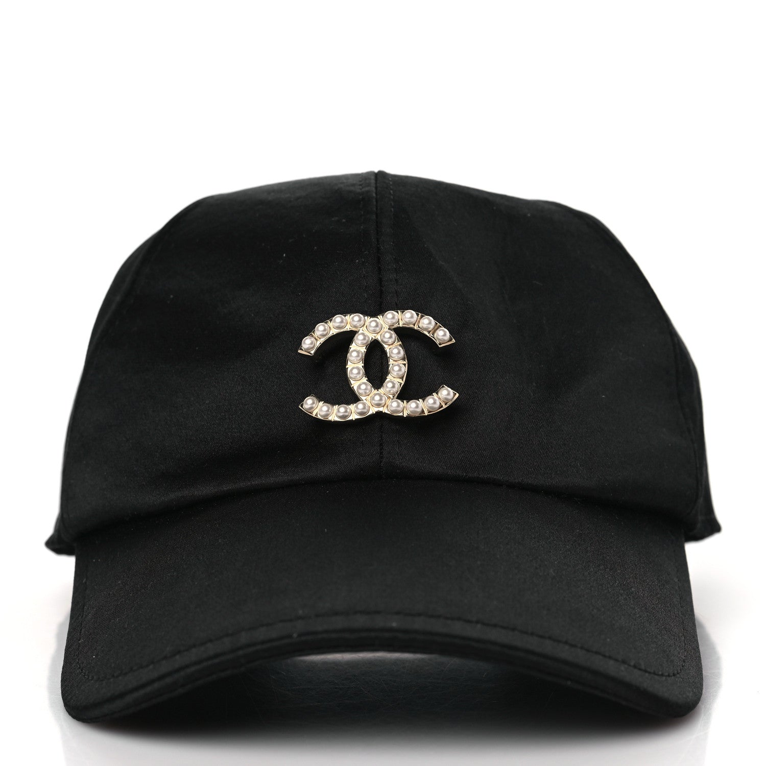 Chanel Silk Pearl CC Cap Hat Black 1249121 – FASHIONPHILE