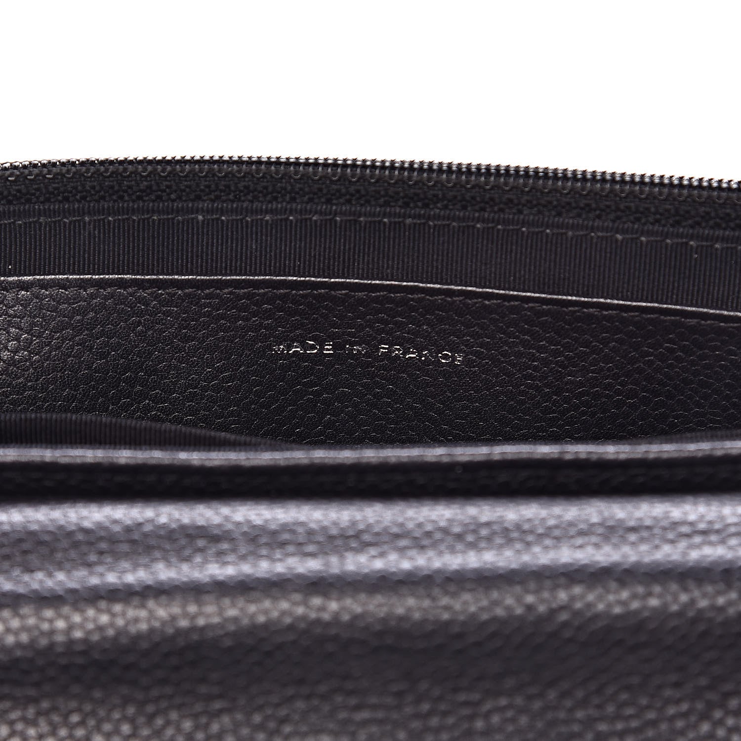 Chanel Caviar Half Moon Wallet On Chain WOC Black 7 of 11