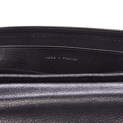 Chanel Caviar Half Moon Wallet On Chain WOC Black 7 of 11