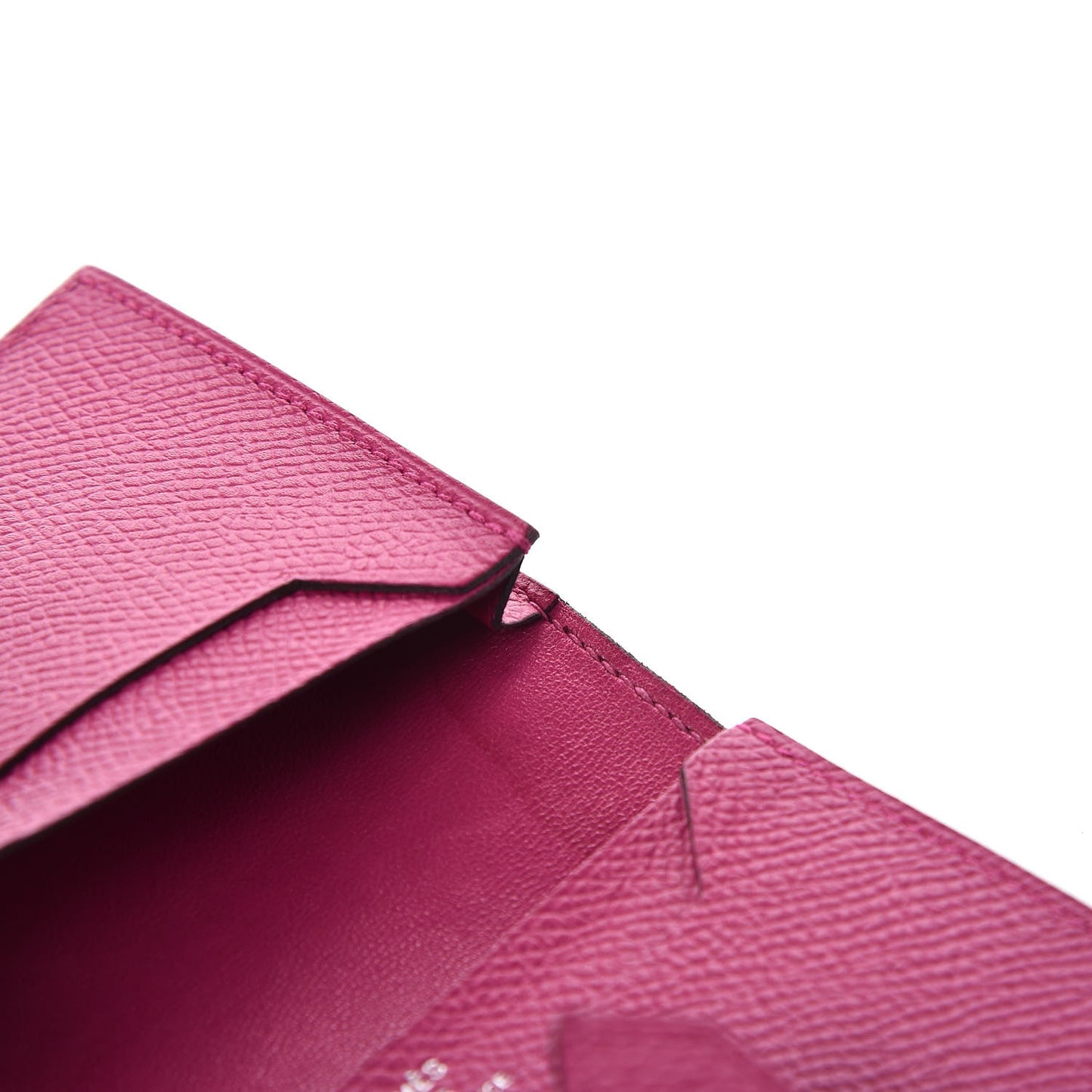 Epsom Bearn Card Holder Wallet Rose Pourpre