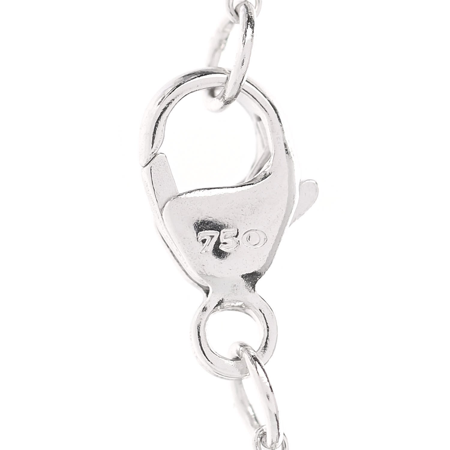David Yurman 18K White Gold Diamond Cable Collectibles Pave Charm Pendant Necklace 5 of 7