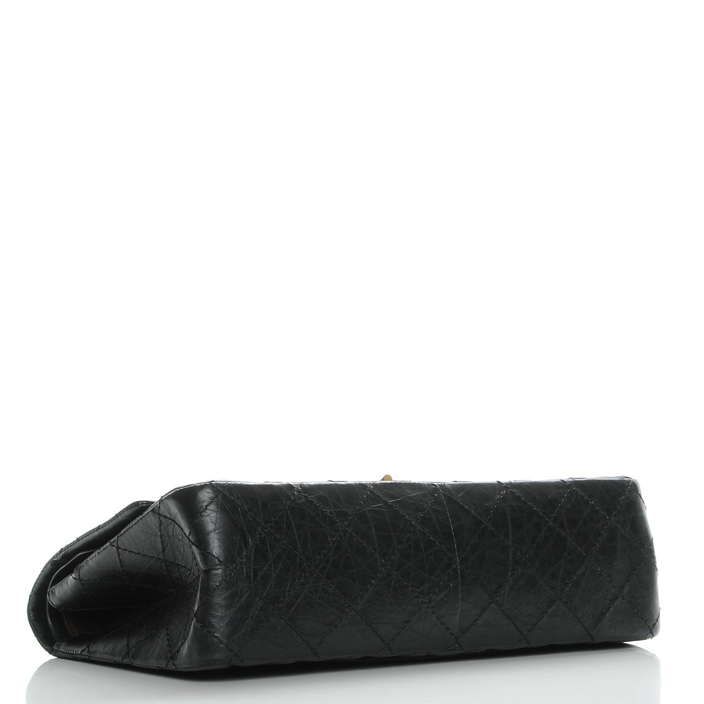 Aged Calfskin Quilted 2.55 Reissue 226 Flap Black