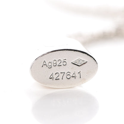 Louis Vuitton Sterling Silver Lockit Necklace 6 of 7