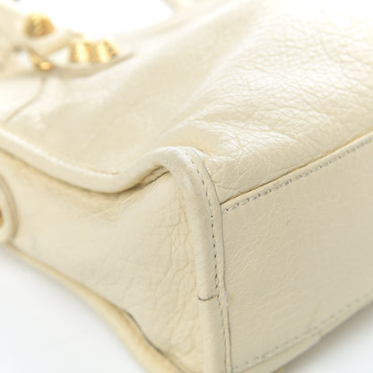 Balenciaga Agneau Giant 12 Gold Hardware Mini City Blanc Creme Light Craie 10 of 12