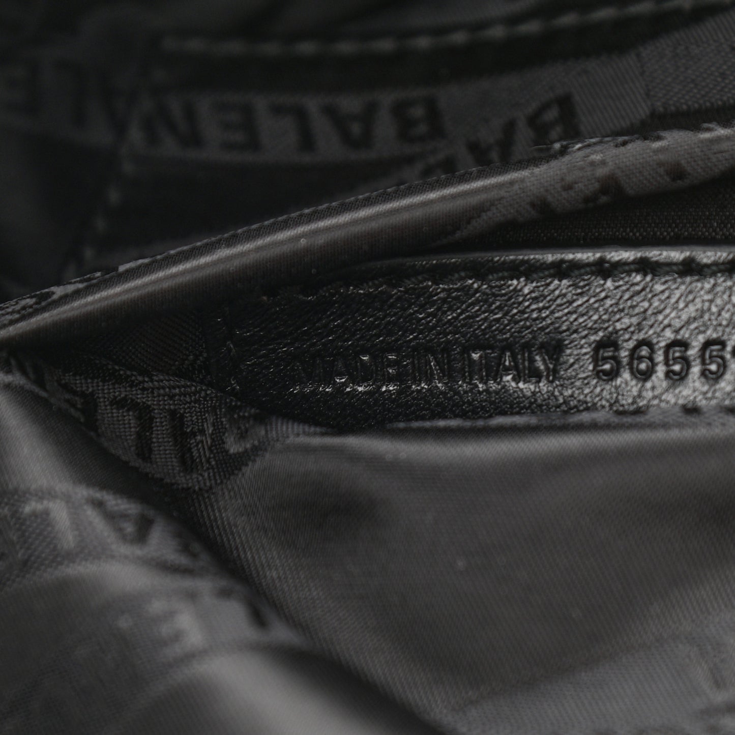 Calfskin Diagonal Allover Logo Print XXS Souvenir Belt Bag Black White