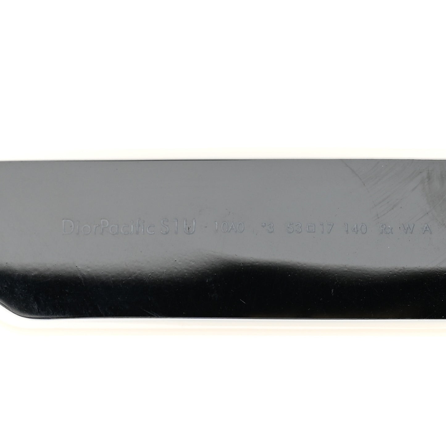 Diorpacific S1U Square Sunglasses Black White