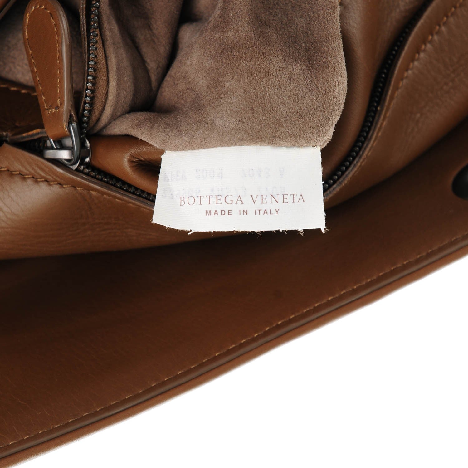 Bottega Veneta Smooth Lambskin Intrecciato Tiina Top Handle Bag Cigar 6 of 7