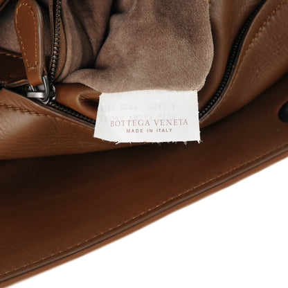 Bottega Veneta Smooth Lambskin Intrecciato Tiina Top Handle Bag Cigar 6 of 7