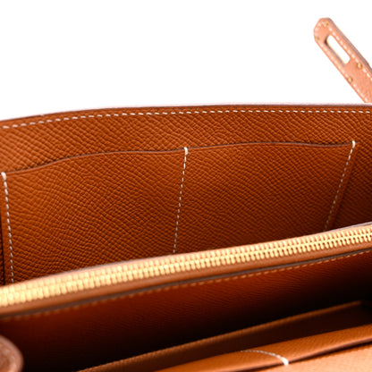 Hermes Epsom Kelly Wallet To Go Gold 8 of 11