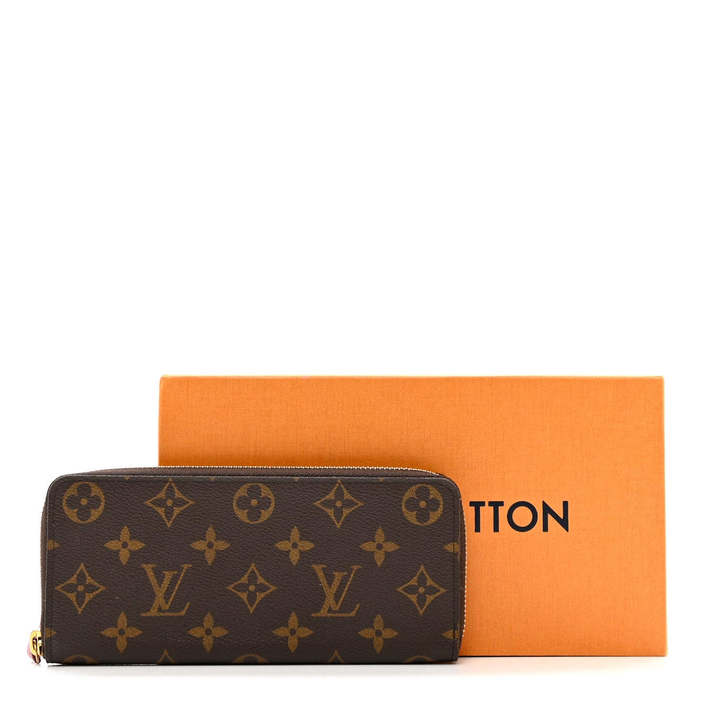 Monogram Clemence Wallet Fuchsia