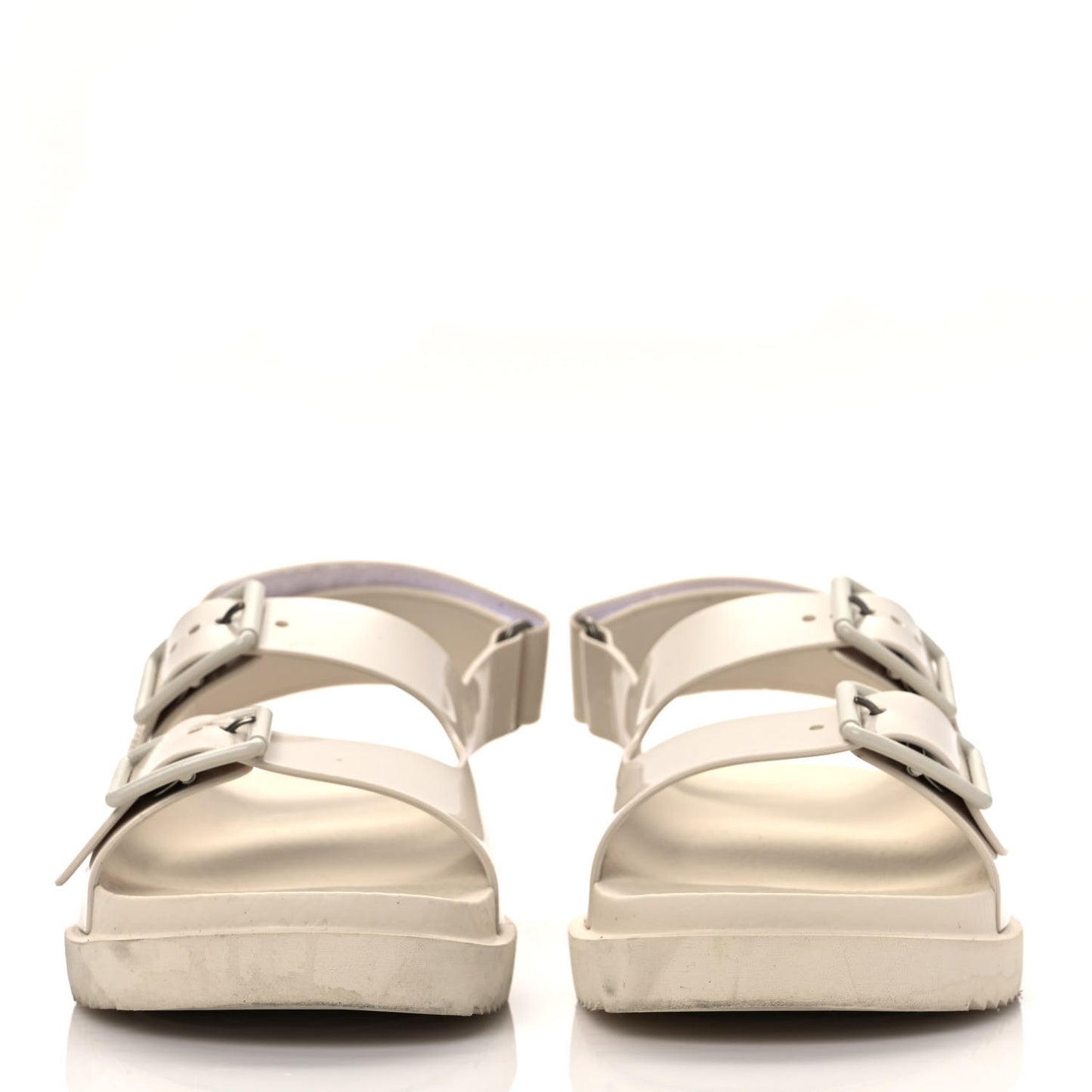 Rubber Mini Double G Womens Isla Dad Sandals 38 Dusty White