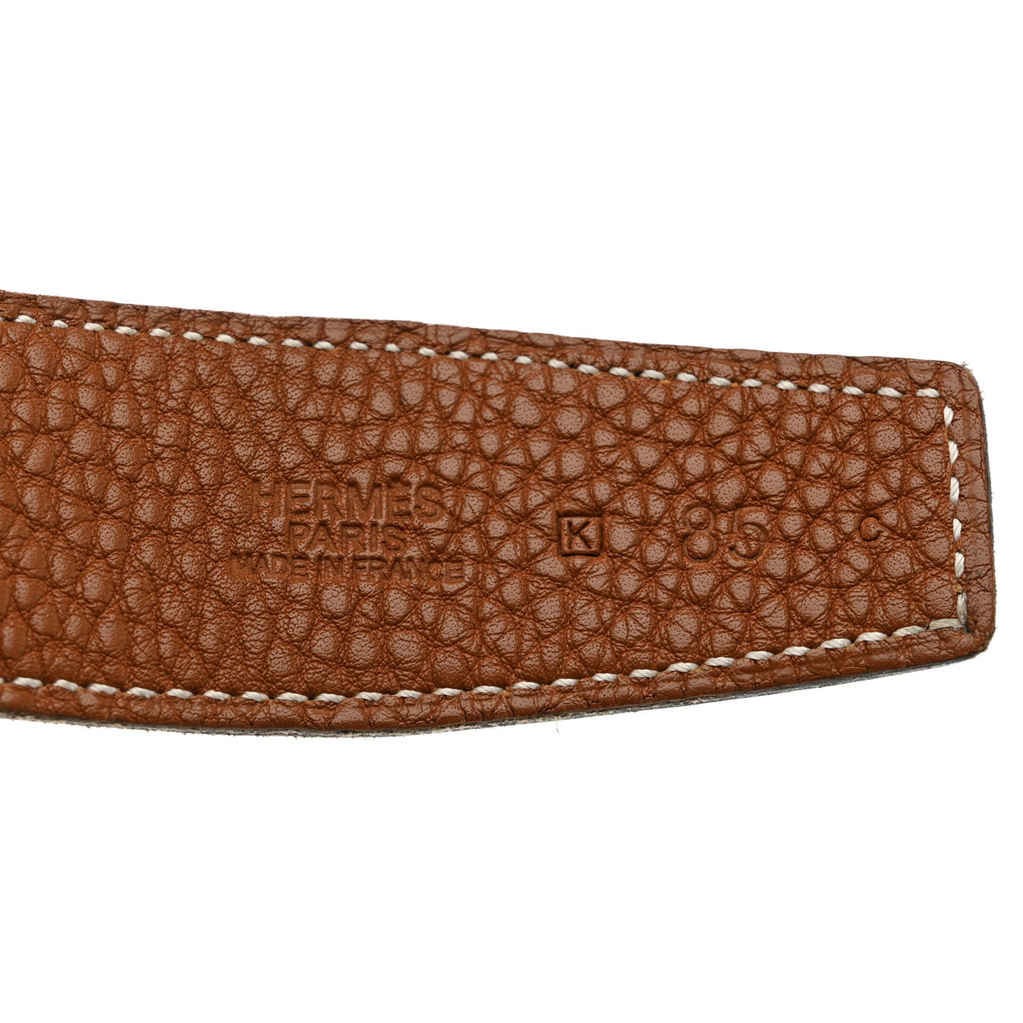 Box Togo Reversible 32mm Belt Strap 85 Black Gold