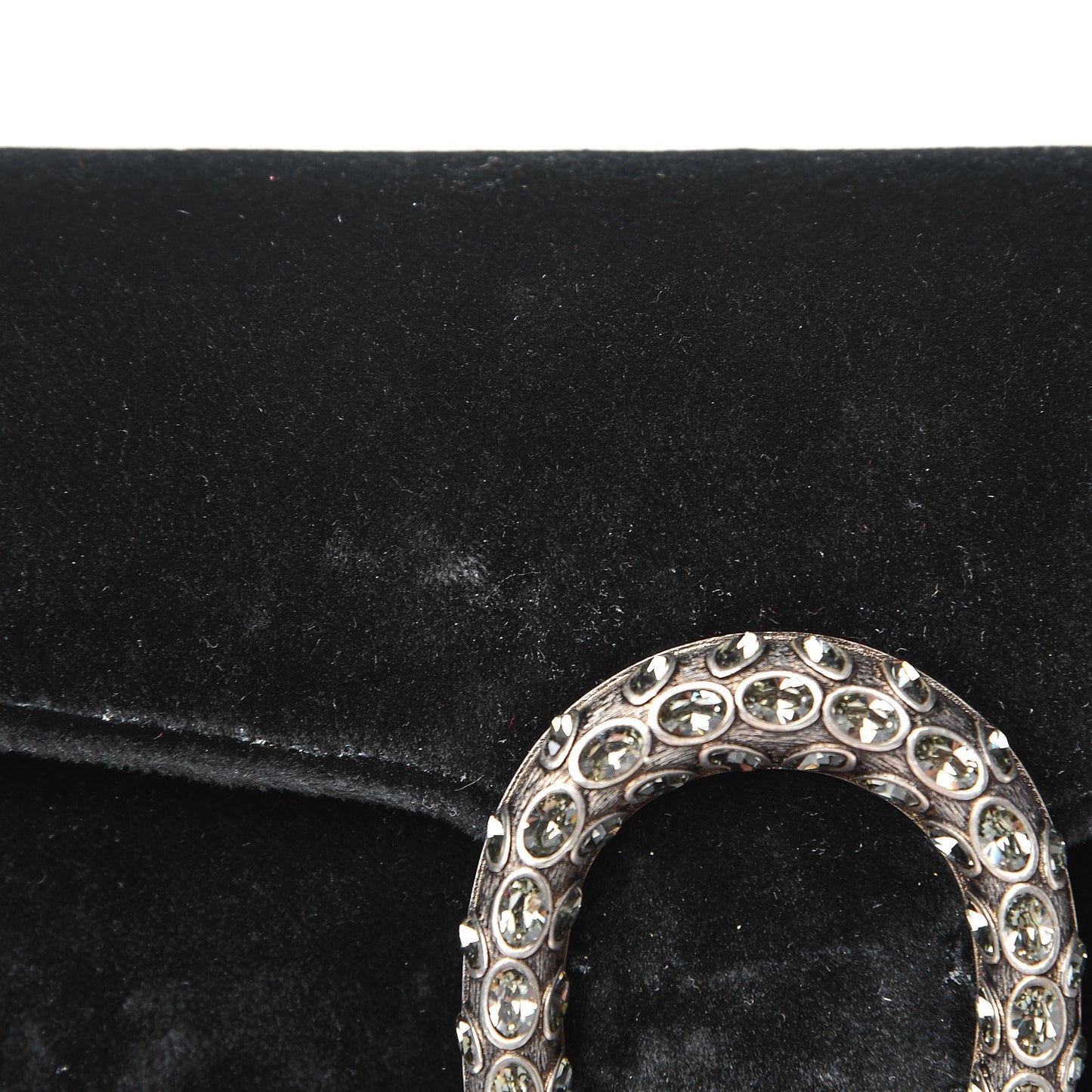 Suede Dionysus Clutch Nero Black