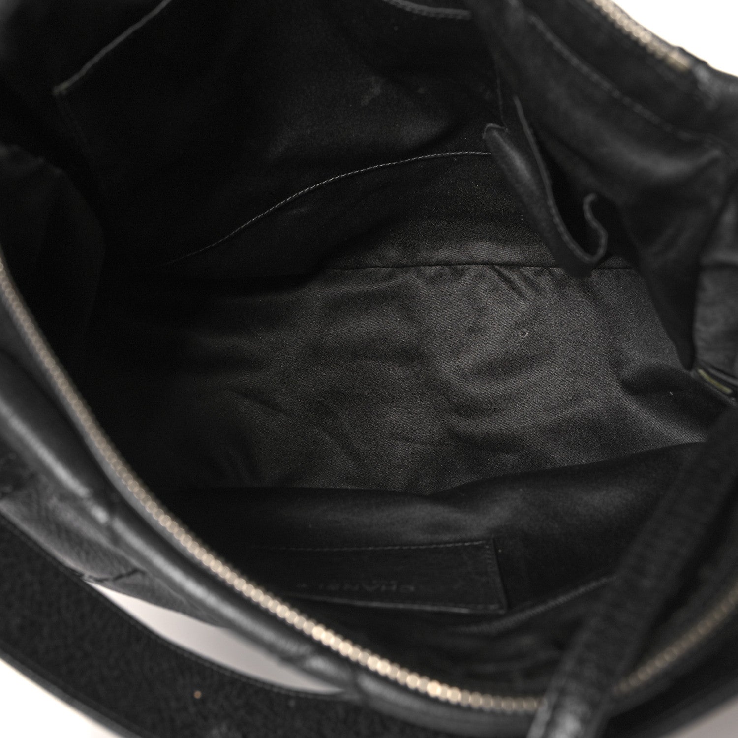 Chanel Glazed Calfskin On The Road Hobo Black 5 of 11