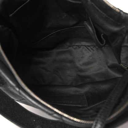 Chanel Glazed Calfskin On The Road Hobo Black 5 of 11
