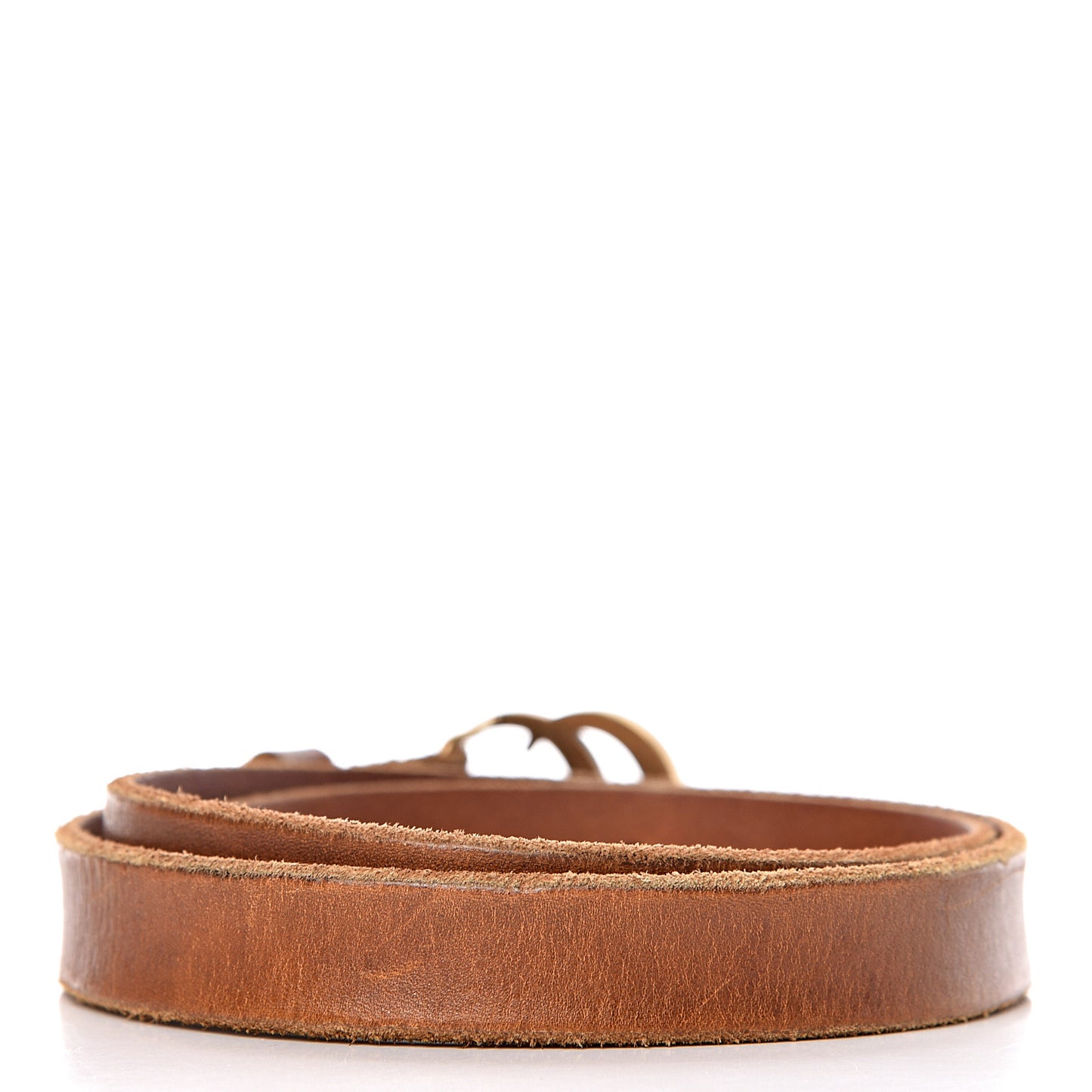 Faded Calfskin Double G 20mm Belt 80 32 Cuir