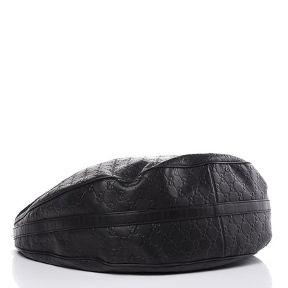 Gucci Guccissima Large GG Twins Hobo Black 4 of 13