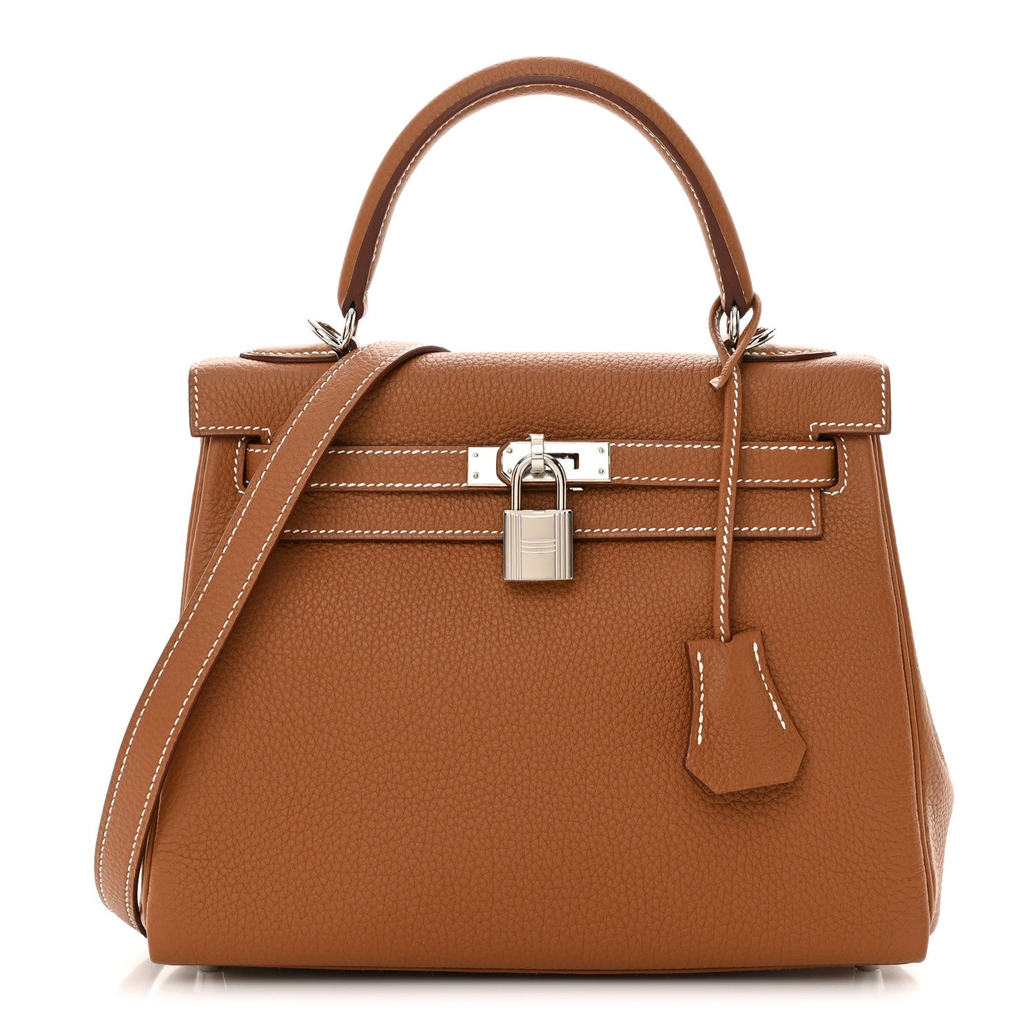 Hermes Togo Kelly Retourne 25 Gold 1 of 11