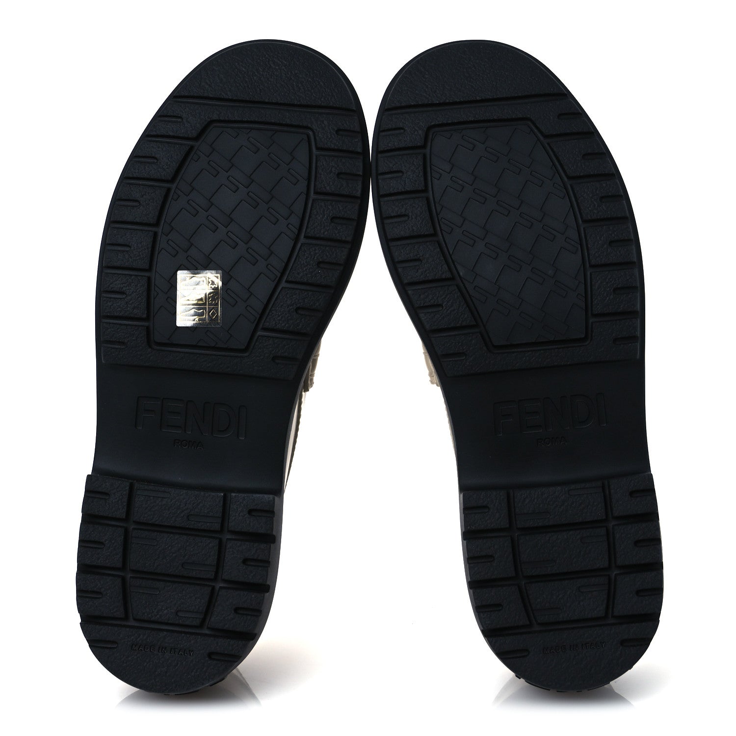 Fendi Vitello Abrasivato Fendigraphy 50mm Loafers 40 Blanco Babe 7 of 13
