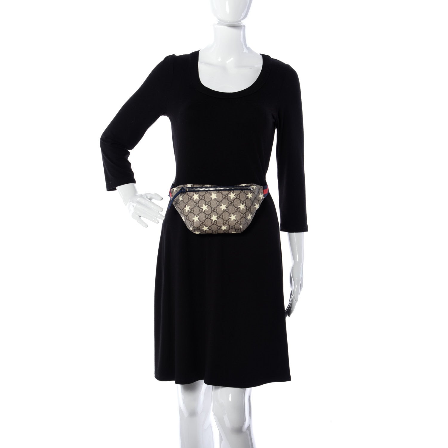 Gucci GG Supreme Monogram Stars Childrens Belt Bag 2 of 10