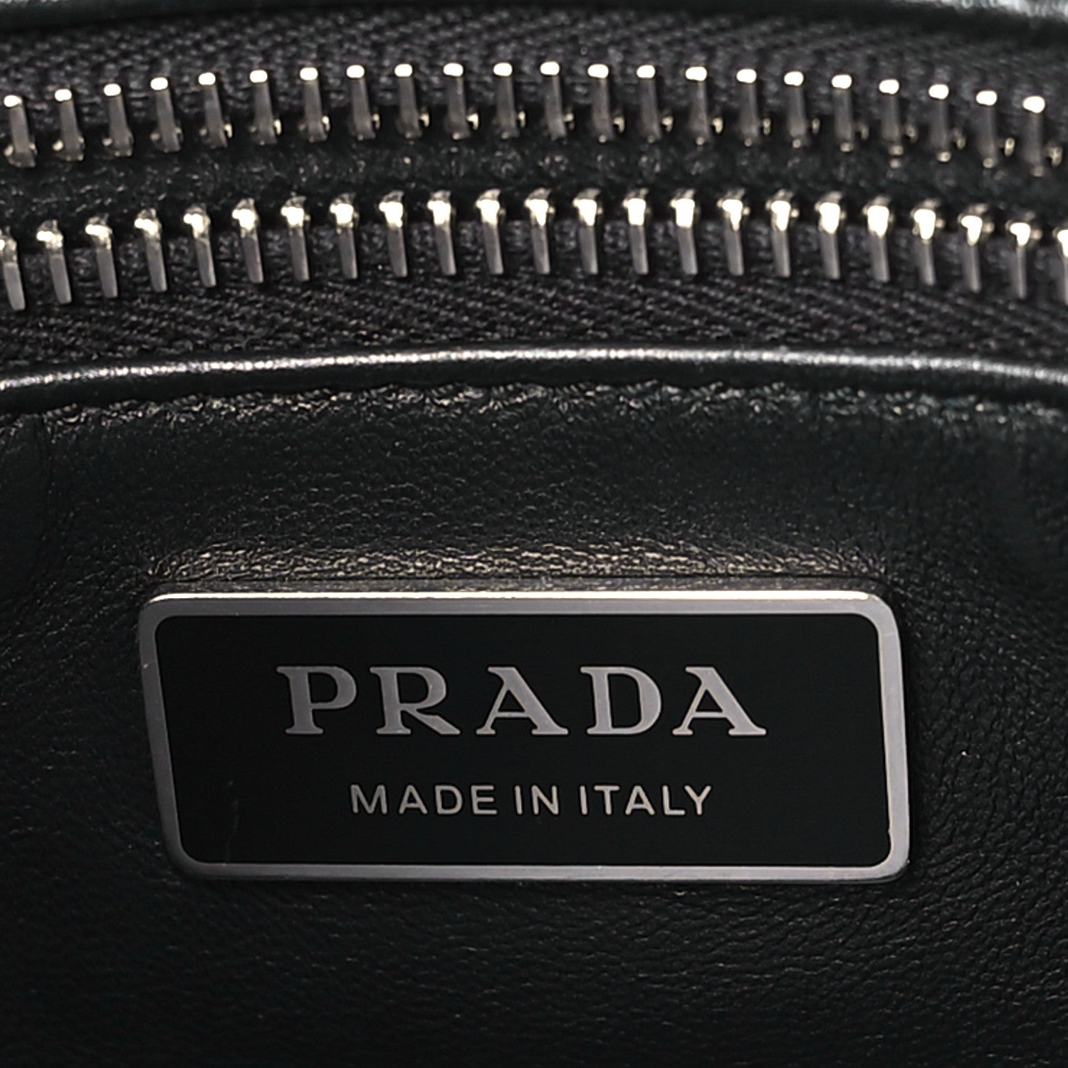 Prada Nappa Antique Tote Black 6 of 11
