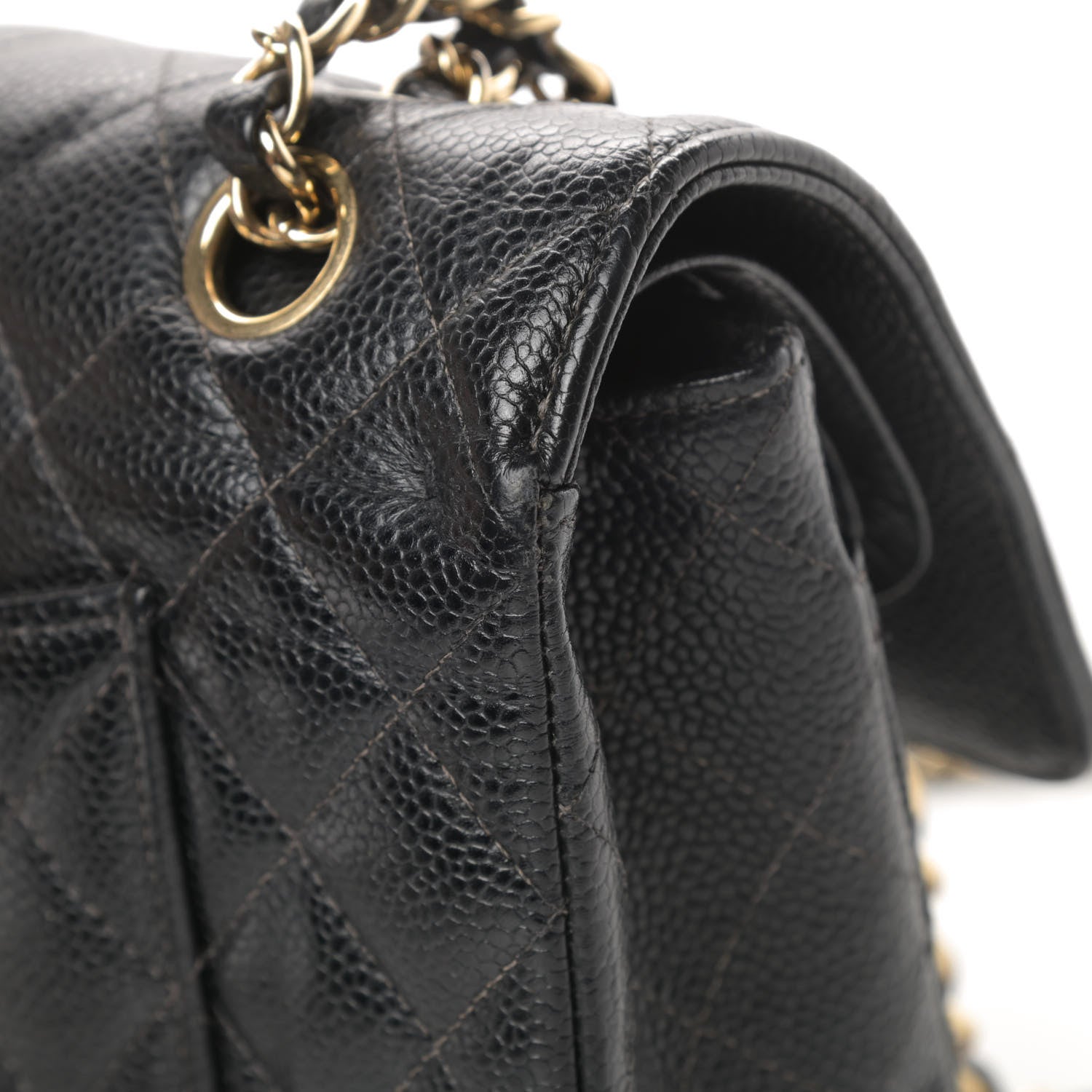 Chanel Caviar Quilted Medium Double Flap Black 18 of 18