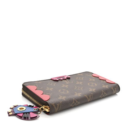 Louis Vuitton Monogram Totem Zippy Wallet Flamingo 4 of 13