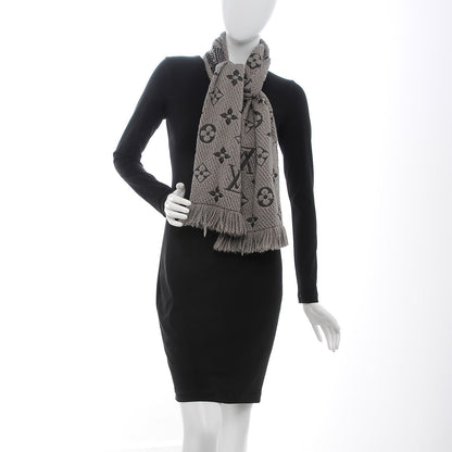 Louis Vuitton Wool Silk Logomania Scarf Verone 2 of 3